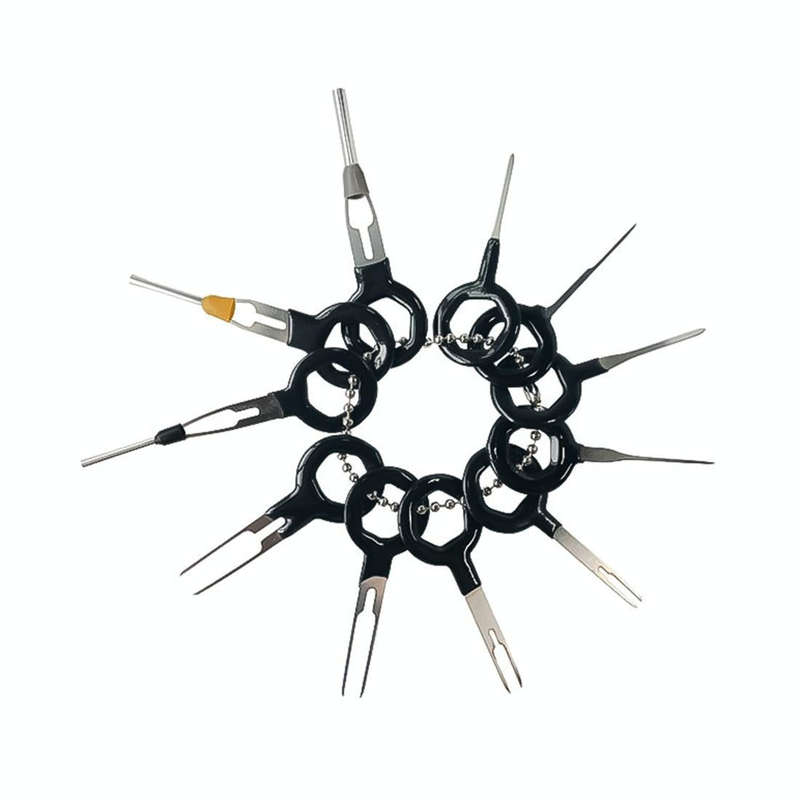 11 PCS Auto Car Plug Circuit Board Wire Harness Terminal Extraction Pick Connector Crimp Pin Back...