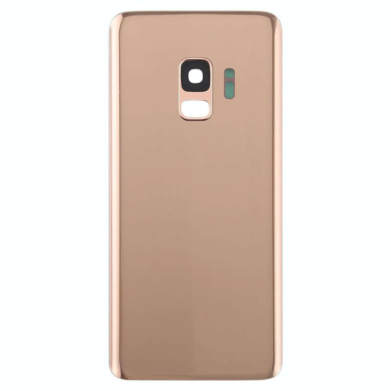 For Galaxy S9 Battery Back Cover with Camera Lens (Gold)
