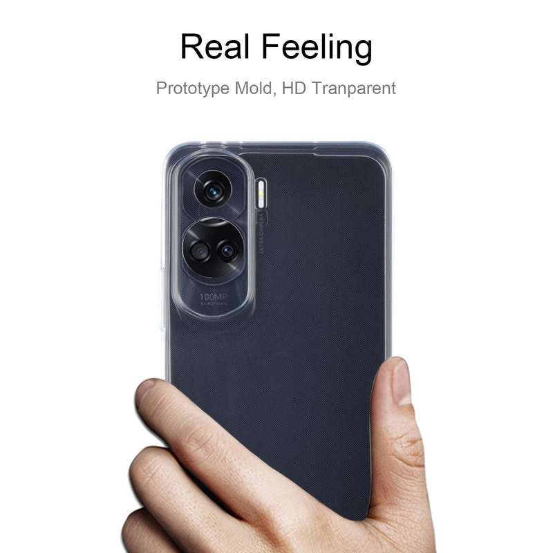 For Honor 90 Lite Ultra-thin Transparent TPU Phone Case
