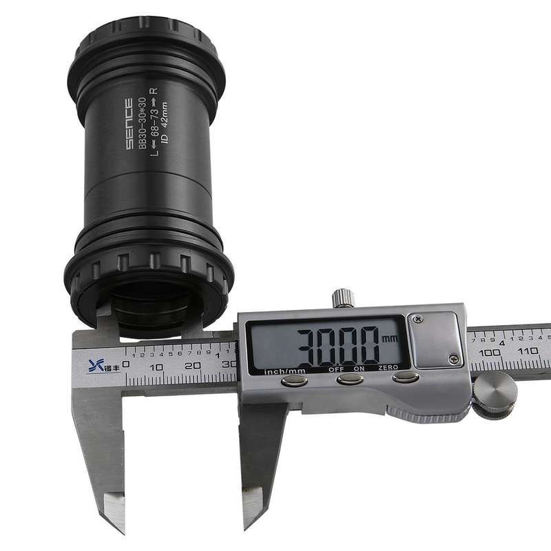 BB30 Press Fit Style Bottom Bracket Fits 68-73mm for SHIMANO, Prowheel, SRAM GXP Mountain Bike(Bl...