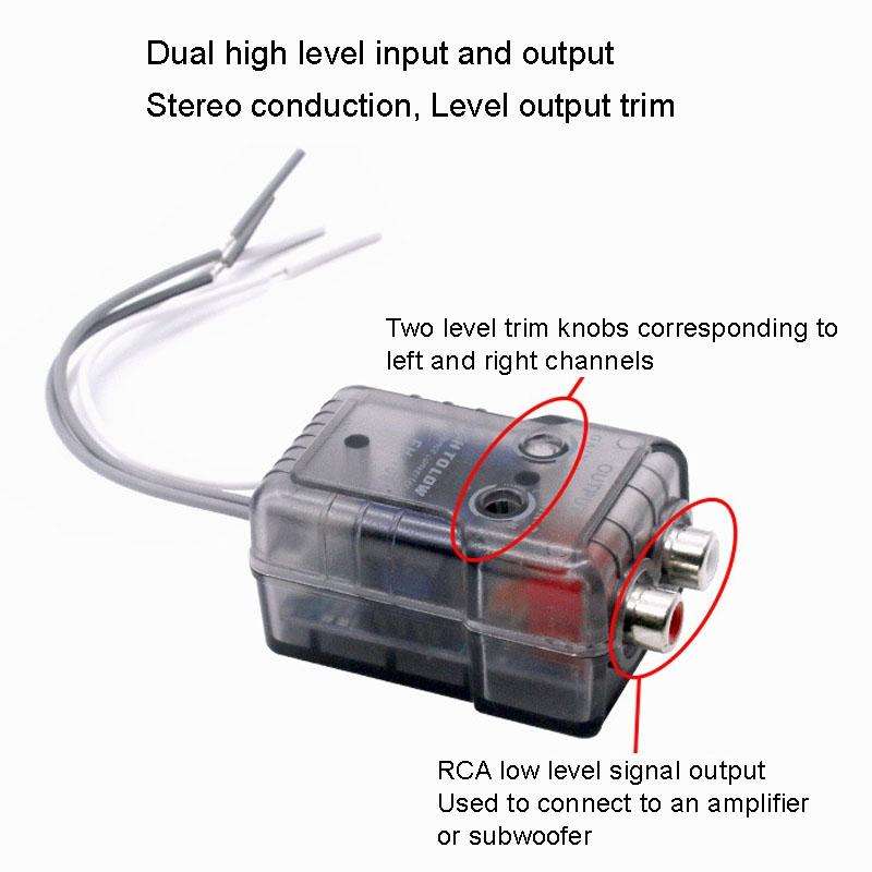 FH-108 High Frequency Rotor Low Frequency Car Audio Converter