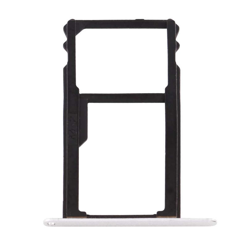 For Huawei Honor 7 Nano SIM Card Tray + Nano SIM / Micro SD Card Tray (Silver)