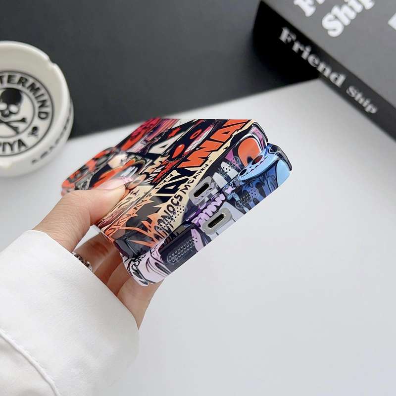 For iPhone SE 2022 / 2020 / 8 / 7 Painted Pattern Precise Hole PC Phone Case(Bottle Monster)