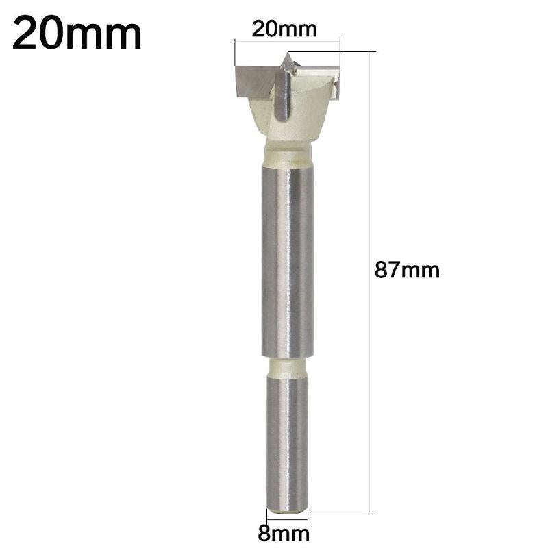 20mm Woodworking Drill Bit Hole Opener Round Lengthened Wooden Door Drill