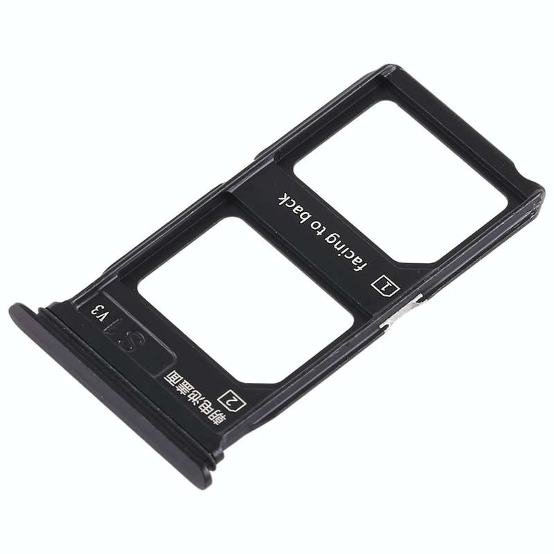 For Vivo X9 Plus 2 x SIM Card Tray (Black)