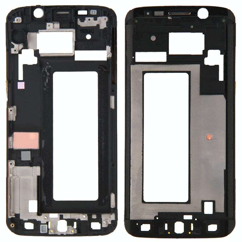 For Galaxy S6 Edge / G925 Front Housing LCD Frame Bezel Plate
