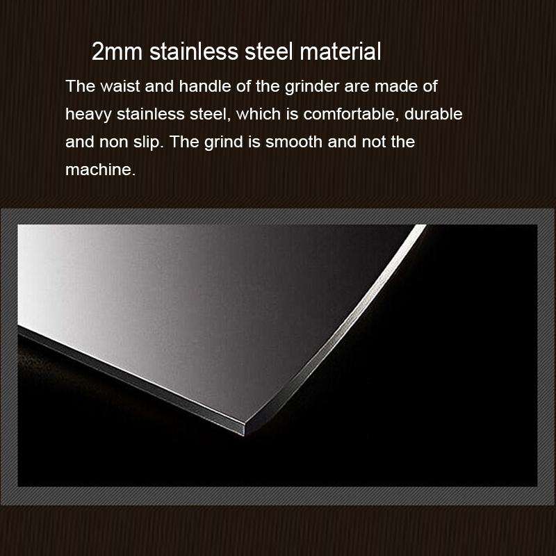 Portable Conical Burr Mill Manual Spice Herbs Hand Grinding Machine Coffee Grinder, Capacity: 36g