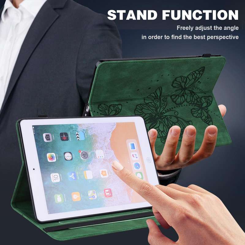 For Samsung Galaxy Tab S6 Lite P610/P615 Embossed Butterfly Pattern Horizontal Flip Leather Table...