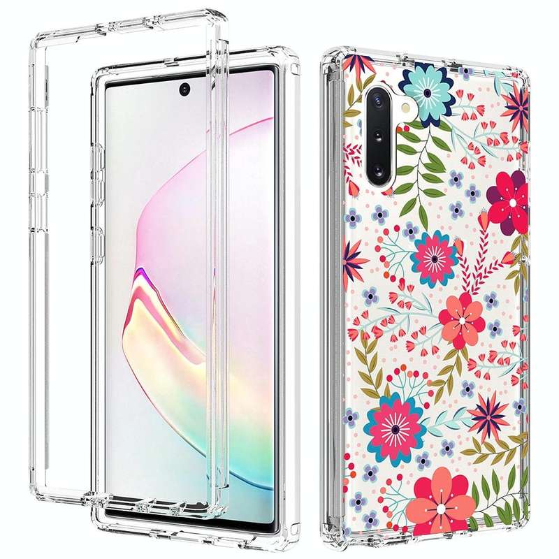 For Samsung Galaxy Note 10 2 in 1 High Transparent Painted Shockproof PC + TPU Protective Case(Sm...