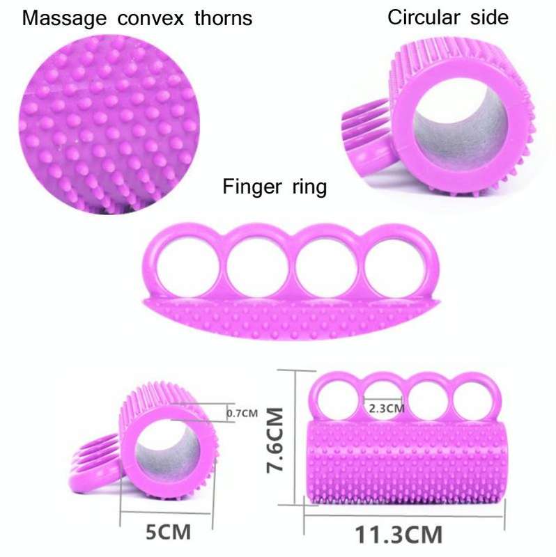 Hemiplegia Finger Strength Rehabilitation Training Silicone Grip Device Adult Finger Massage Grip...