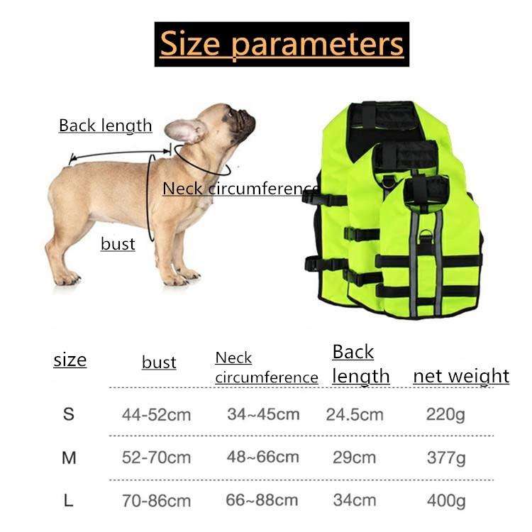 Pet Airbag Life Jacket Inflatable Folding Dog Outdoor Portable Safety Swimsuit, Size:L