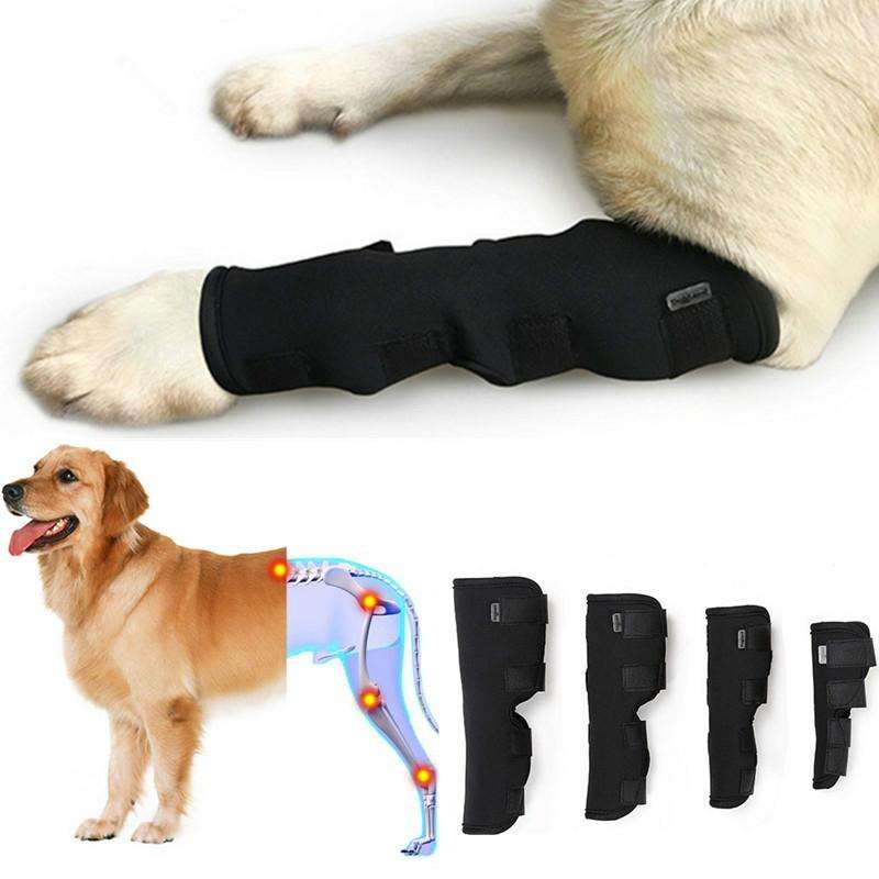 DogLemi PD60041 Dog Hock Brace Pet Supportive Rear Dog Compression Leg Joint Wrap Protects Wounds...