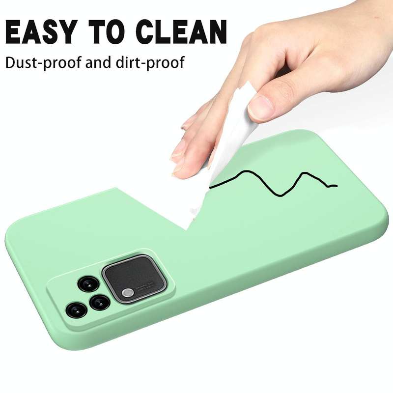 For vivo S18 / S18 Pro / V30 / V30 Pro Solid Color Liquid Silicone Dropproof Full Coverage Phone ...