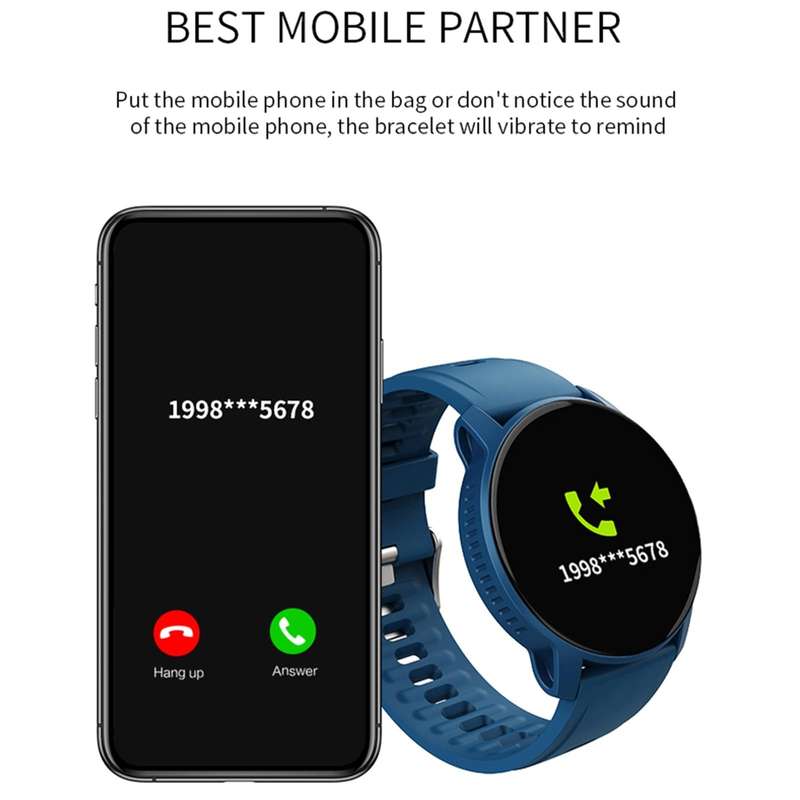 W9 Smart Sport Bracelet, Support Heart Rate Detection & Pedometer & Sedentary Reminder & Sleep Mo...