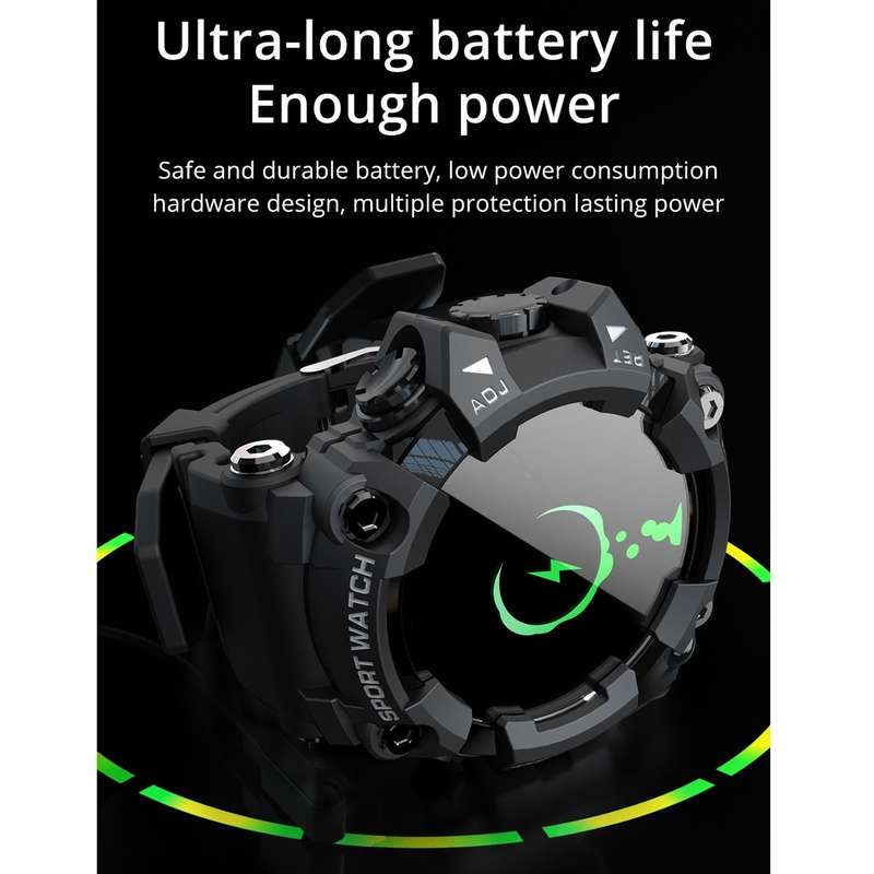 Lokmat ATTACK 1.28 inch TFT LCD Screen Smart Watch, Support Sleep Monitor / Heart Rate Monitor / ...