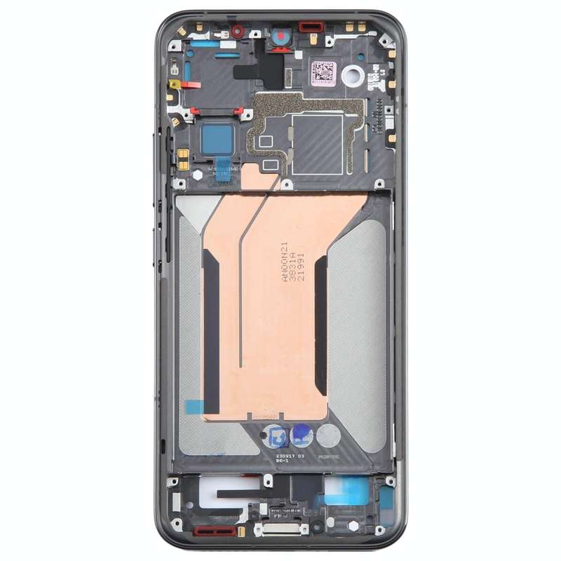 For Xiaomi 14 Original Front Housing LCD Frame Bezel Plate (Black)