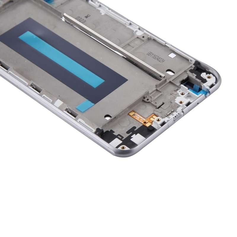 Original LCD Screen for LG X Cam / K580 / K580I / K580Y Digitizer Full Assembly with Frame (Silver)