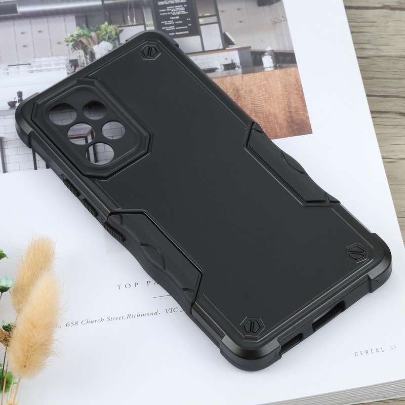 For Samsung Galaxy A53 Non-slip Armor Phone Case(Black)