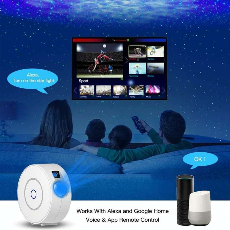 SK20 Laser Full Star Night Lamp LED Starry Lamp APP Graffiti Intelligent Control Laser Projector ...