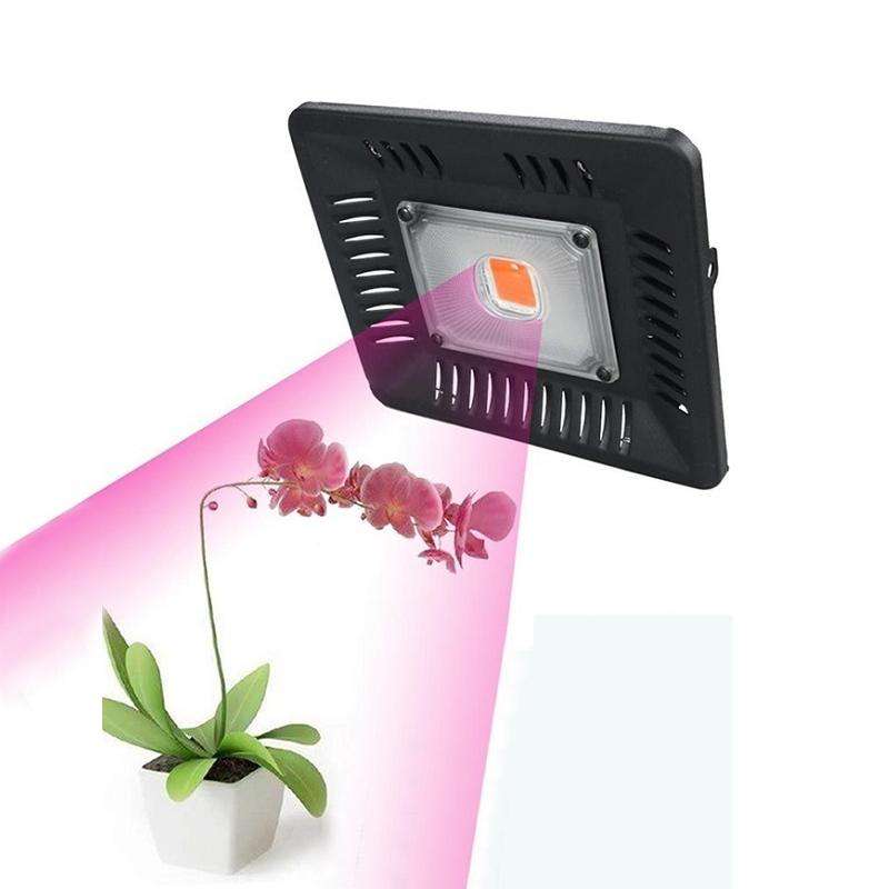 50W Ultra-Thin LED Plant Light, Full Spectrum COB Growth Light, Vegetable, Fruit & Flower Greenho...