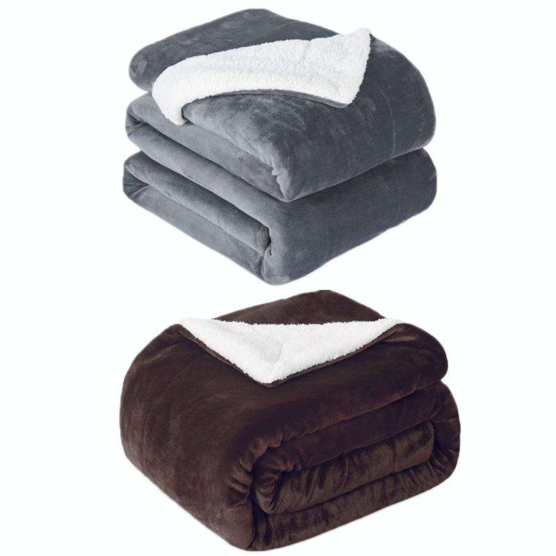 Intelligent Temperature Control Electric Heating Blanket, Size: 70x100cm USB Plug(Brown White)
