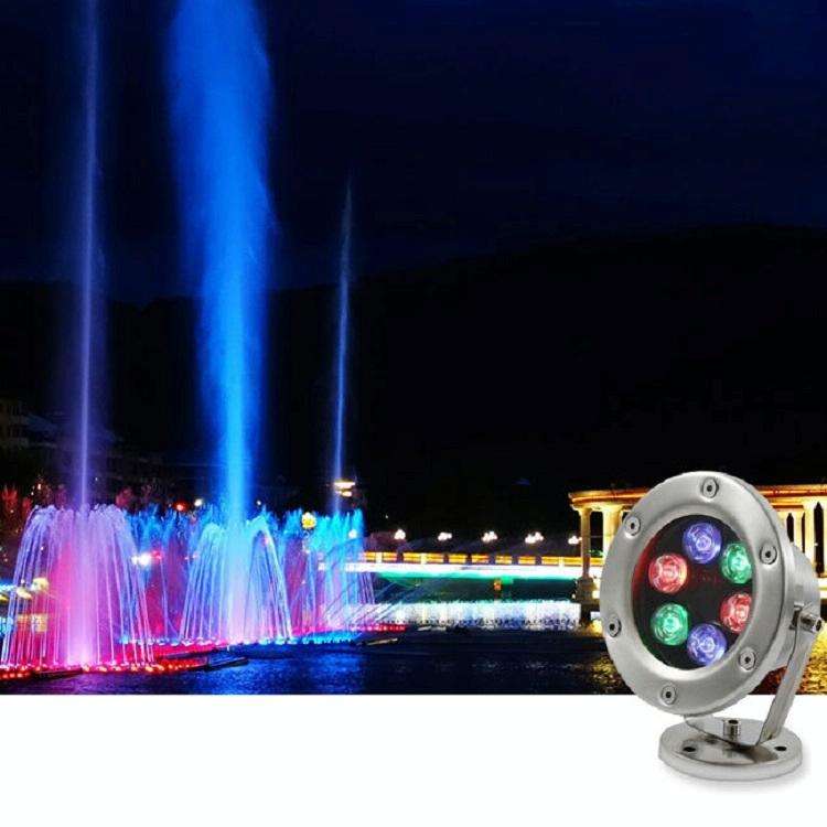 LED Underwater Light Pool Fish Pond Fountain Waterproof Landscape Light 9W(Blue)