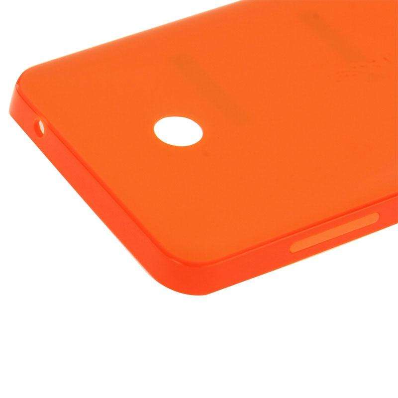 Housing Battery Back Cover + Side Button for Nokia Lumia 635 (Orange)
