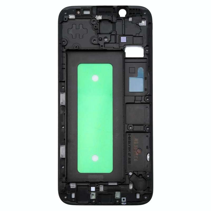 For Galaxy J730  Front Housing LCD Frame Bezel Plate(Black)