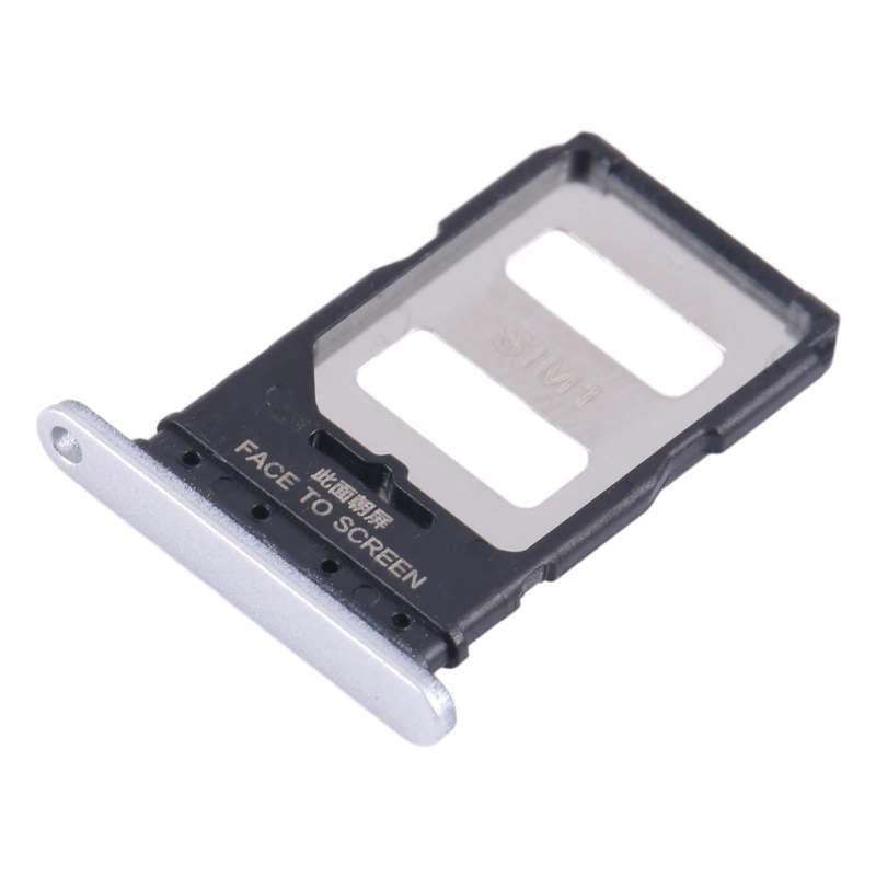 For Xiaomi Redmi Note 13 Pro+ SIM Card Tray + SIM Card Tray (Silver)