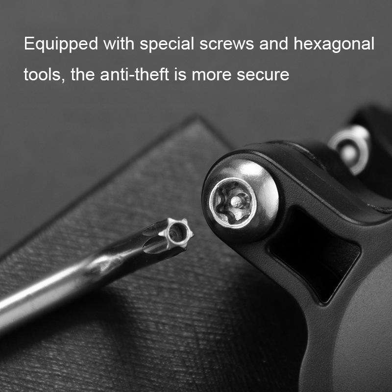 Bicycle Tracker Anti-Lost Cover for AirTag, Color: 4634 Black