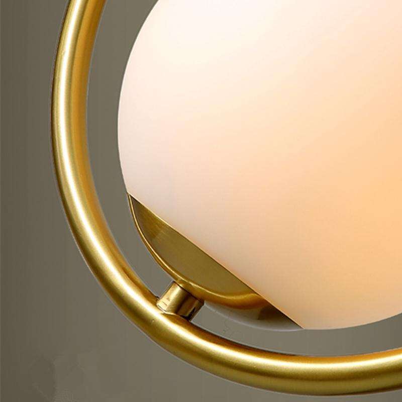 Restaurant Chandelier Single Head Creative Personality Simple Modern Copper Lamp without Light So...