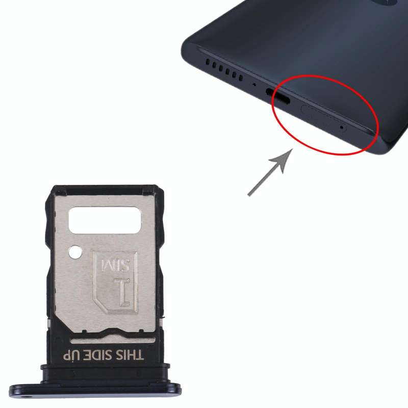 For Motorola Moto G200 5G / Edge S30 Original SIM Card Tray + SIM Card Tray (Blue)