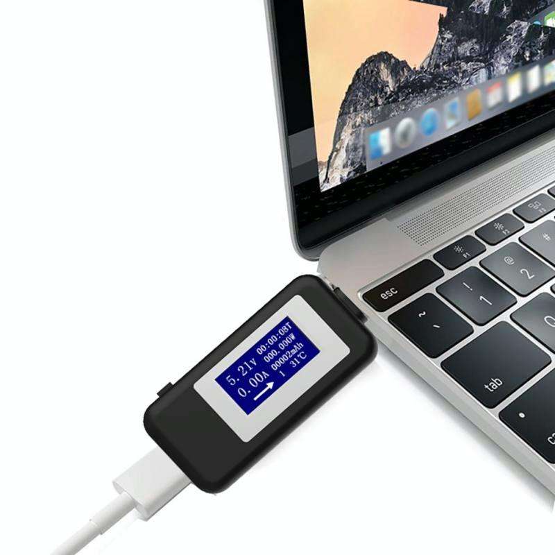 KEWEISI Multi-function Type-C / USB-C Tester Charger Detector Digital Voltmeter Ammeter Voltage M...