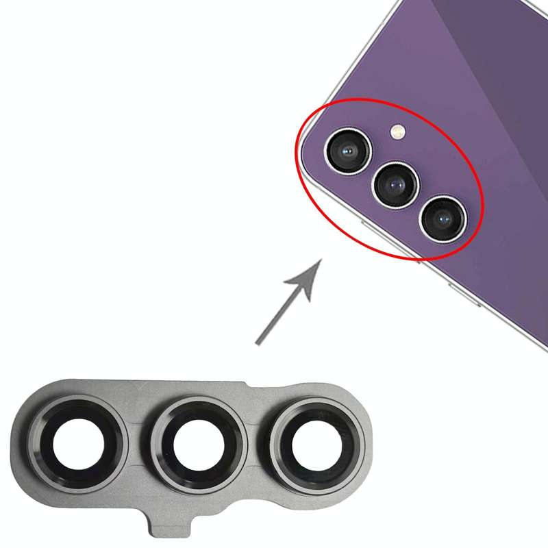 For Samsung Galaxy S23 FE SM-S711B 10pcs Original Rear Camera Lens Cover(Black)
