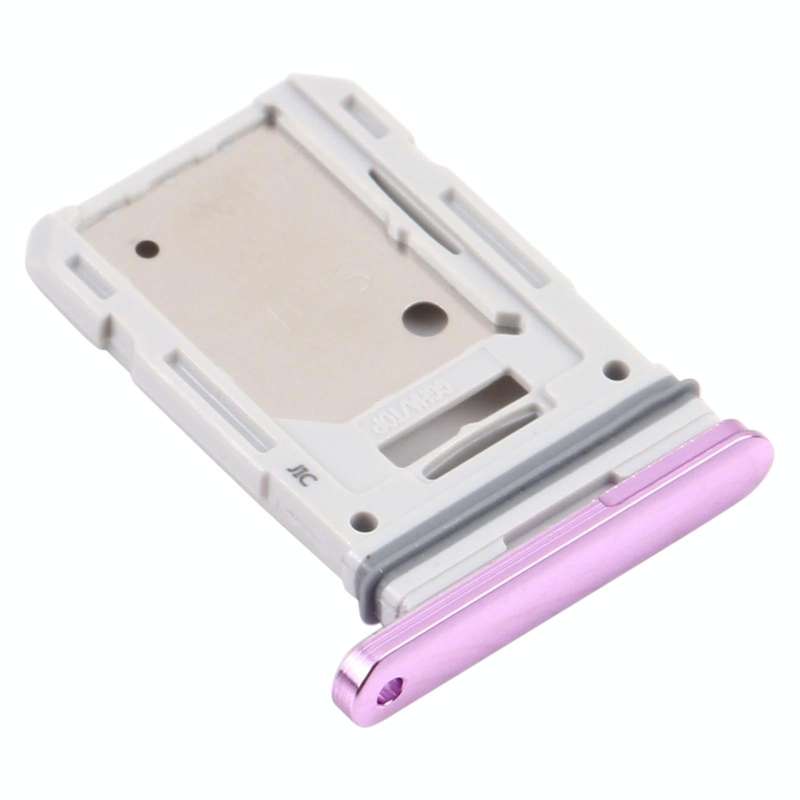 For Samsung Galaxy S20 FE 5G SM-G781B SIM Card Tray + Micro SD Card Tray (Purple)