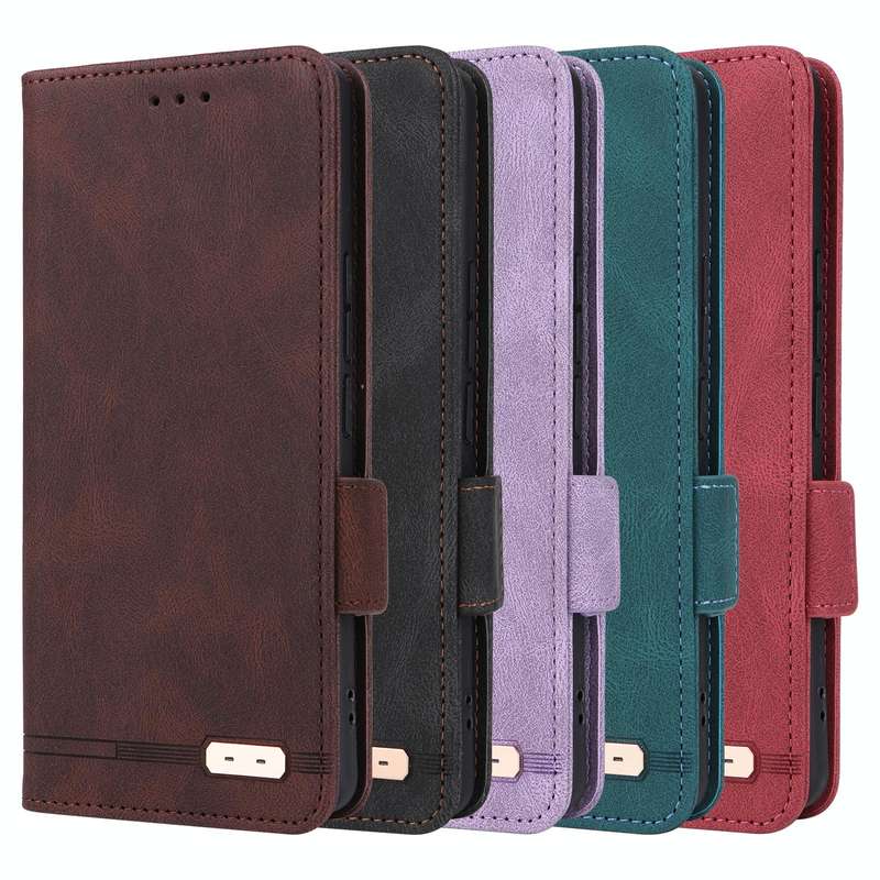 For vivo Y17s Magnetic Clasp Leather Phone Case(Purple)