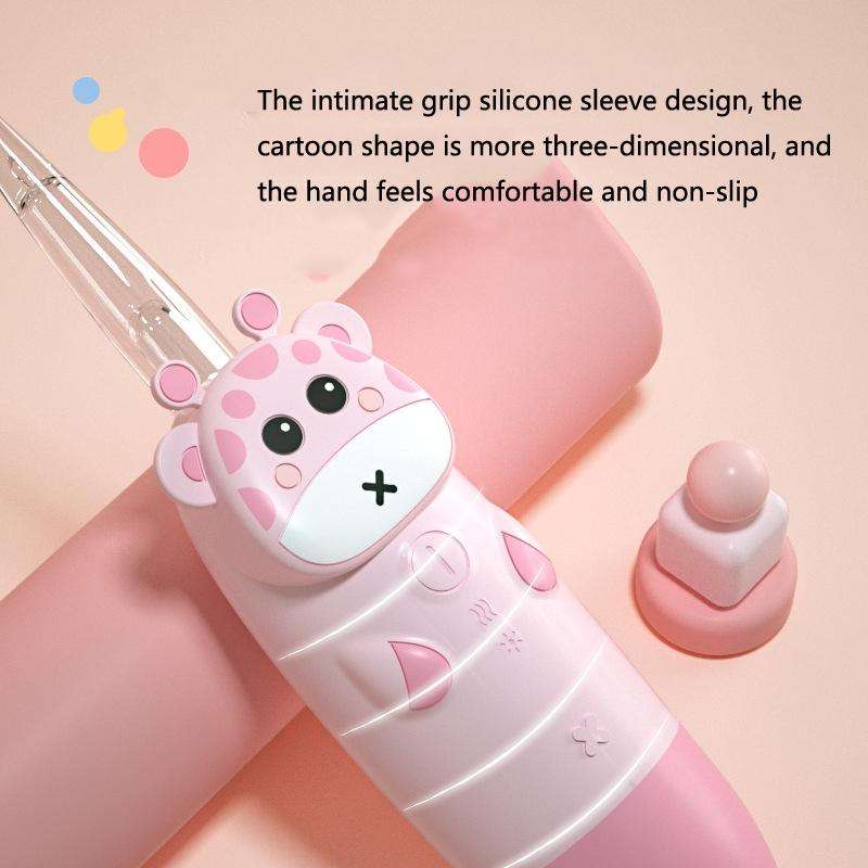 Children Cartoon Colorful Waterproof Electric Toothbrush Smart Sonic Toothbrush(Blue)