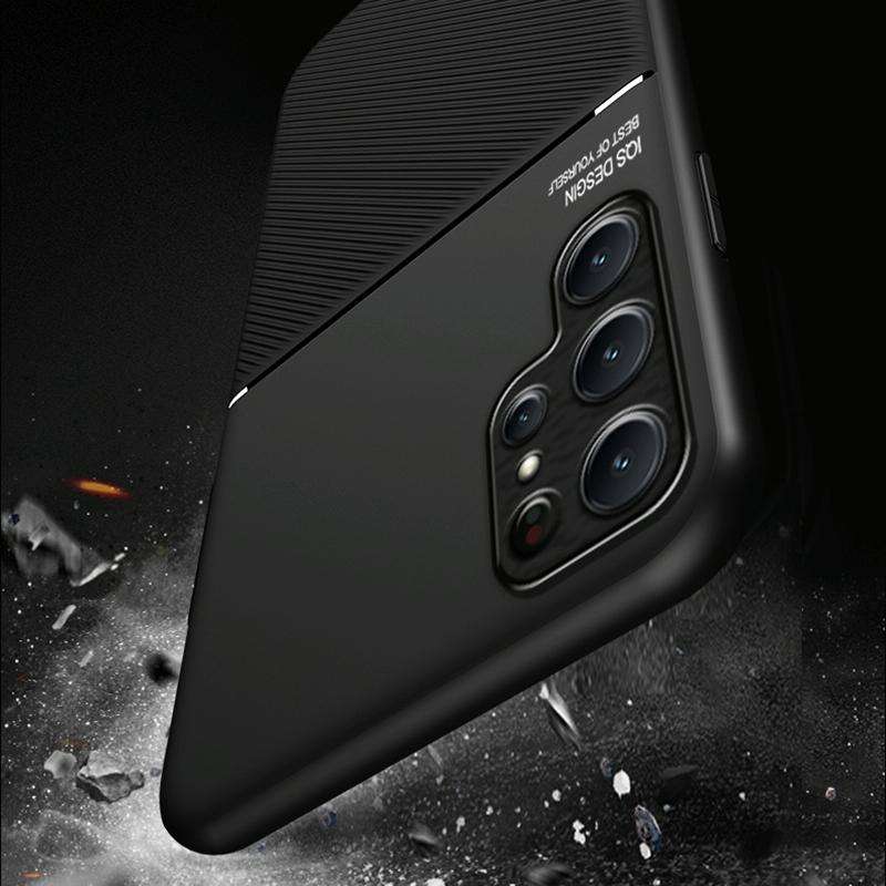 For Samsung Galaxy S24 Ultra 5G Classic Tilt Strip Grain Magnetic Shockproof PC + TPU Phone Case(...