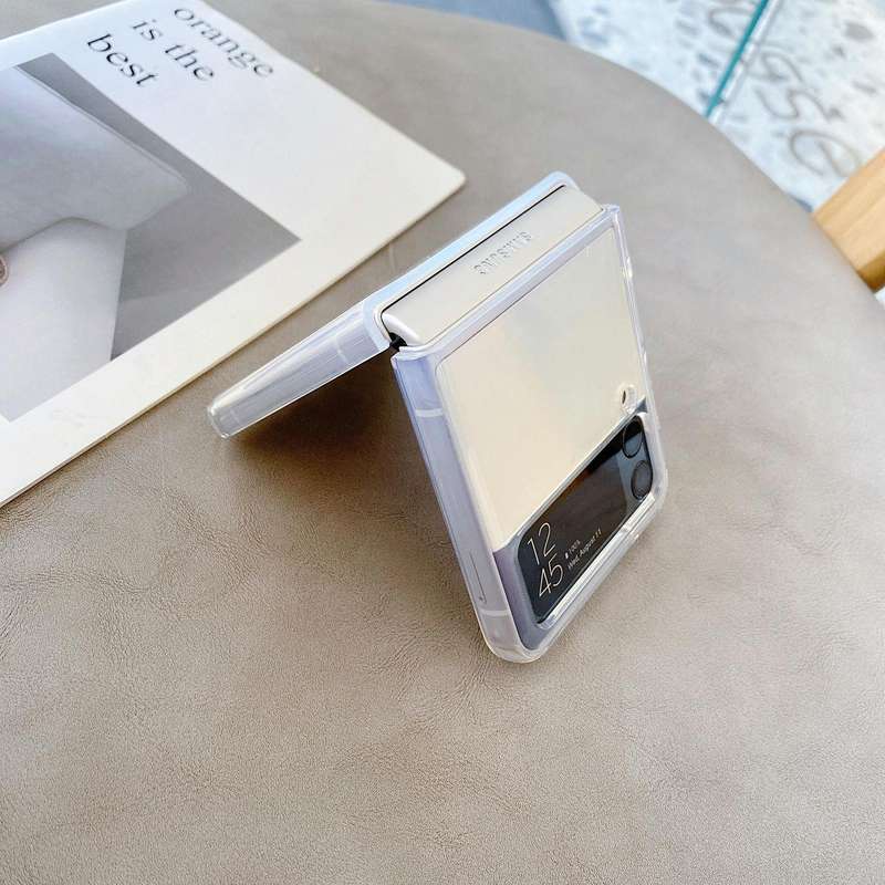 For Samsung Galaxy Z Flip3 5G Round Edge TPU Folding Phone Case