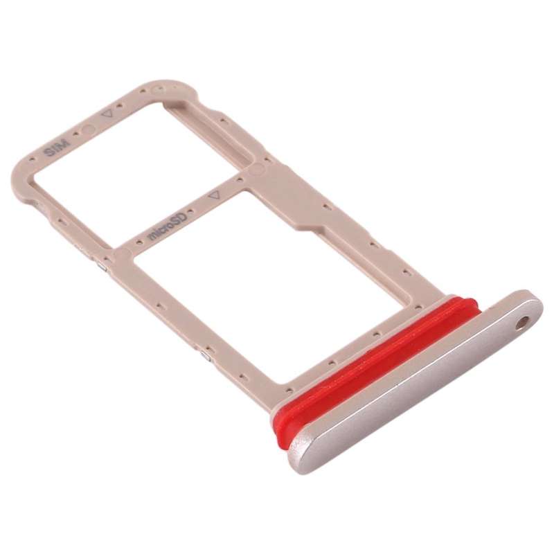 SIM Card Tray + Micro SD Card Tray for Huawei Honor Waterplay (Gold)