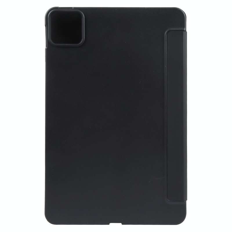 For Xiaomi Pad 6 / Pad 6 Pro Three-fold Holder Flip Tablet Leather Case(Black)