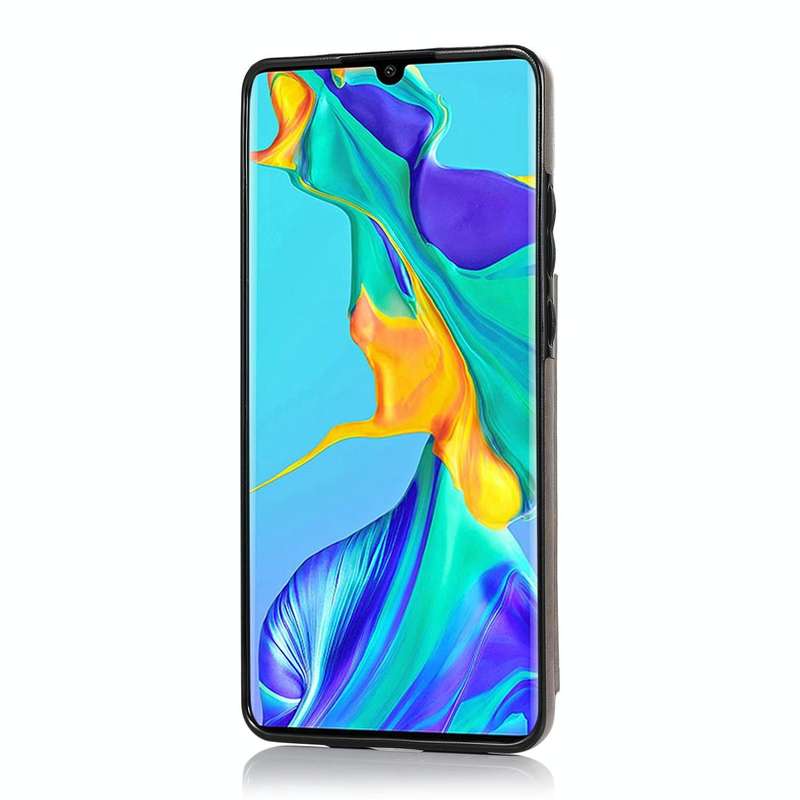 For Huawei P30 Pro Double Buckle Mandala Pattern PU+TPU Protective Case with Card Slots & Holder ...