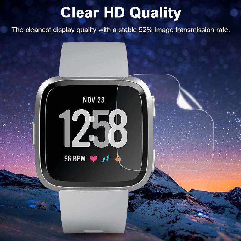 For Fitbit Versa Soft Hydrogel Film Watch Screen Protector