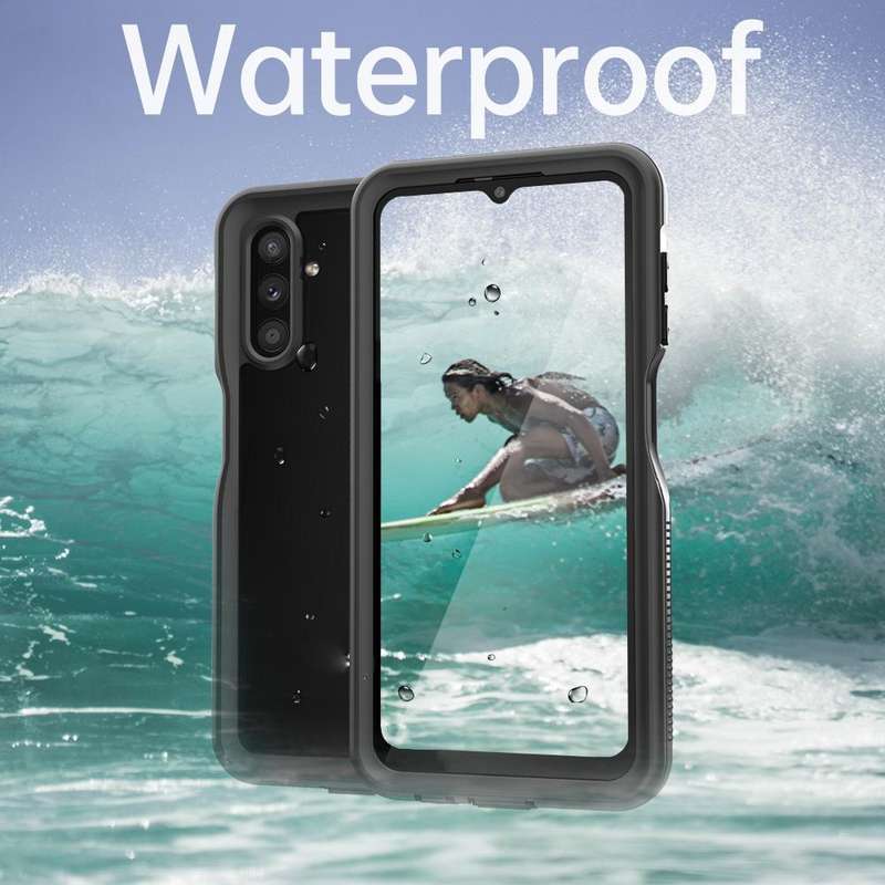 For Samsung Galaxy A13 5G RedPepper Shockproof Waterproof PC + TPU Phone Case(Black)