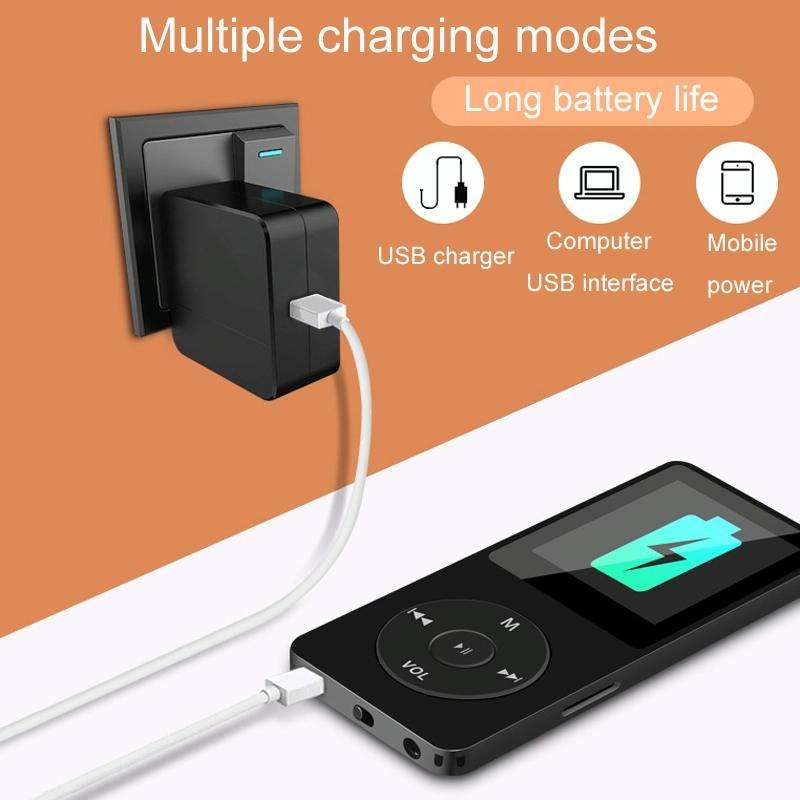 Bluetooth MP3/MP4 Student Walkman Music Player E-Book Playback Without Memory Card