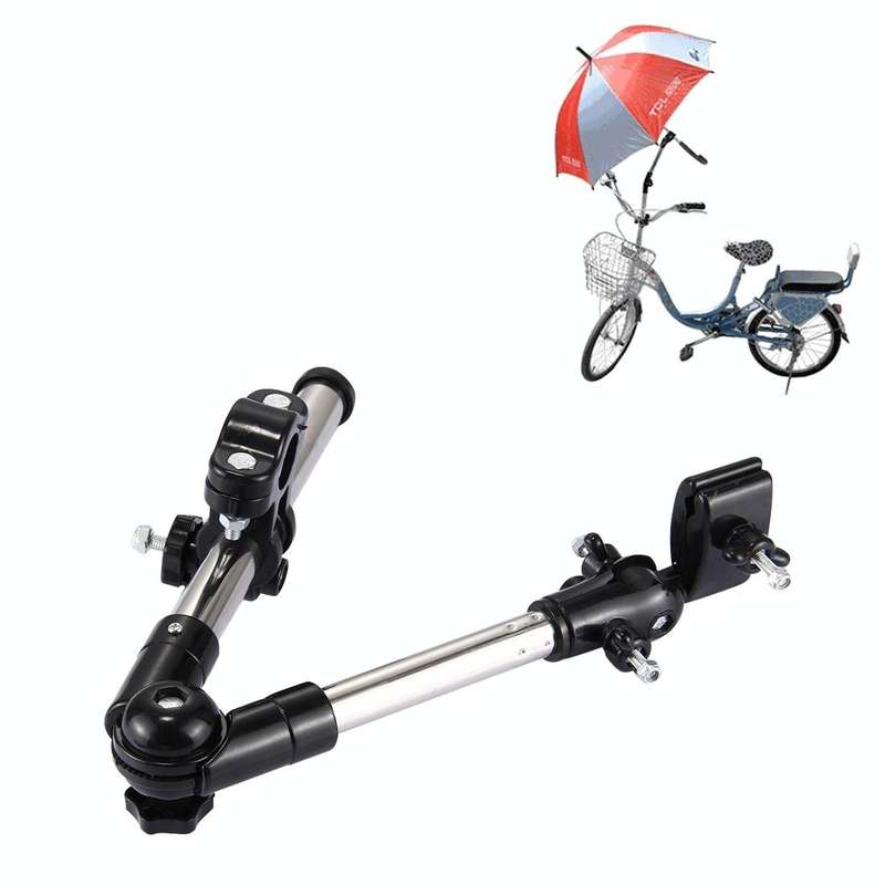 Universal Foldable Adjustable Stainless Steel Cycling Umbrella Bracket Holder Angle Adjustable Mo...