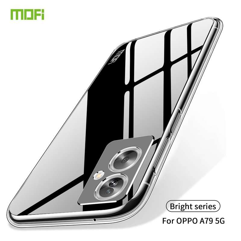 For OPPO A79 5G / A2 MOFI Ming Series Transparent Ultra-thin TPU Phone Case(Transparent)