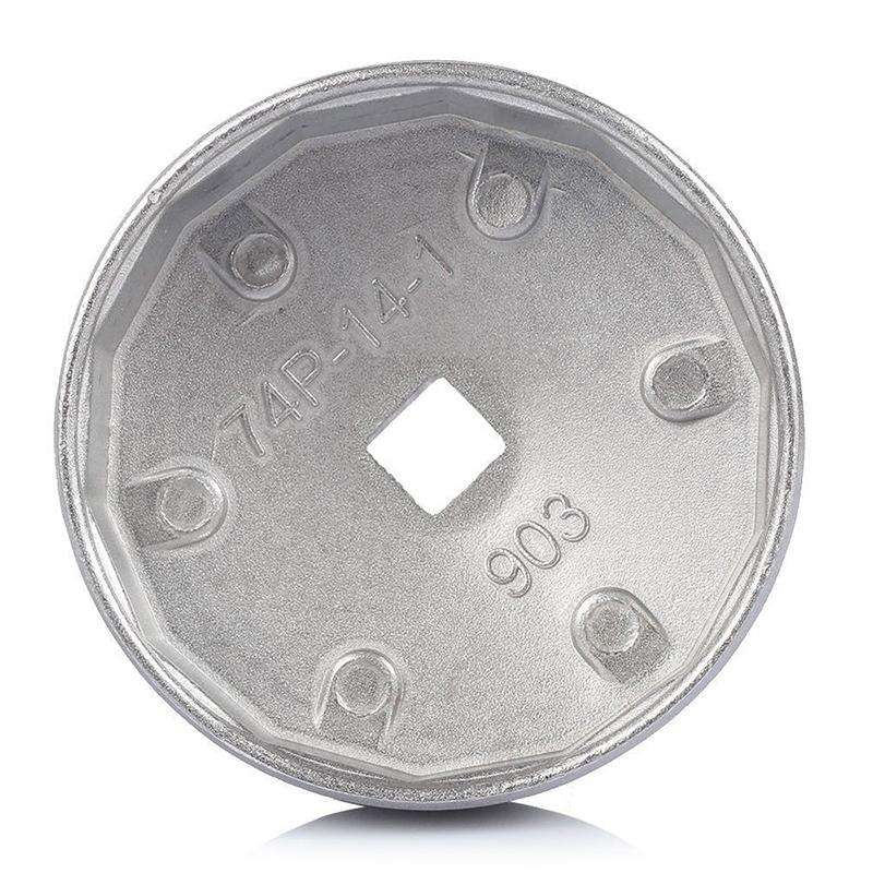 903 74mm 14 Flute Aluminum Oil Filter Wrench Socket Remover Tool for BMW AUDI Benz