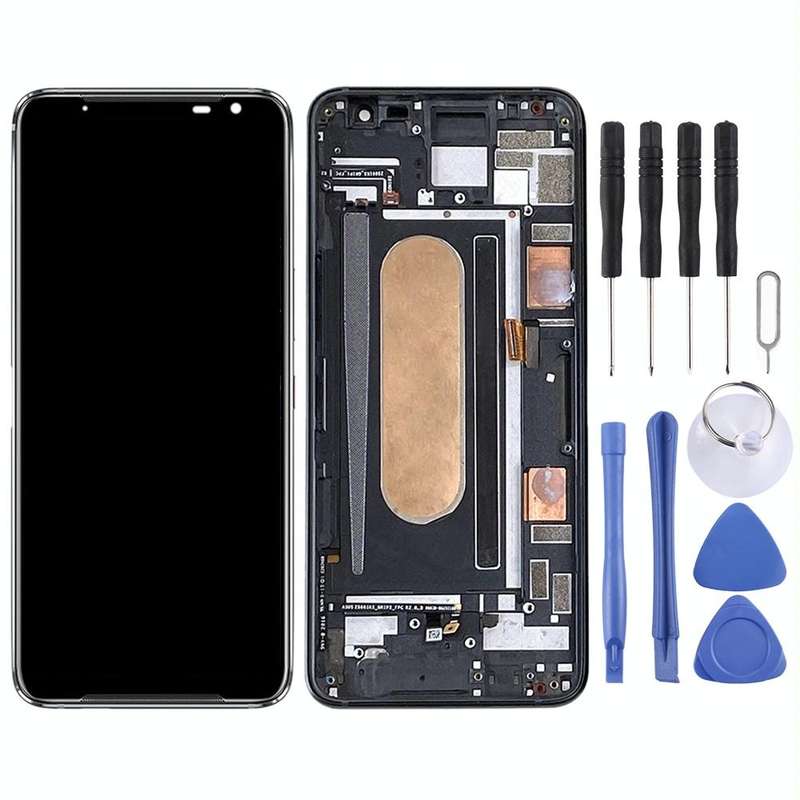 Original OLED LCD Screen for Asus ROG Phone 3 ZS661KS I003DD Digitizer Full Assembly with FrameBl...