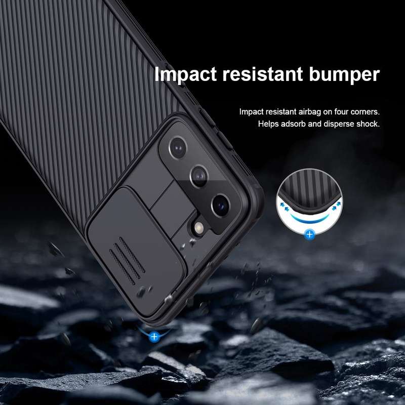 For Samsung Galaxy S21 Plus 5G NILLKIN Black Mirror Pro Series Camshield Full Coverage Dust-proof...